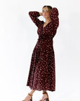 Liza Floral Print Midi Dress