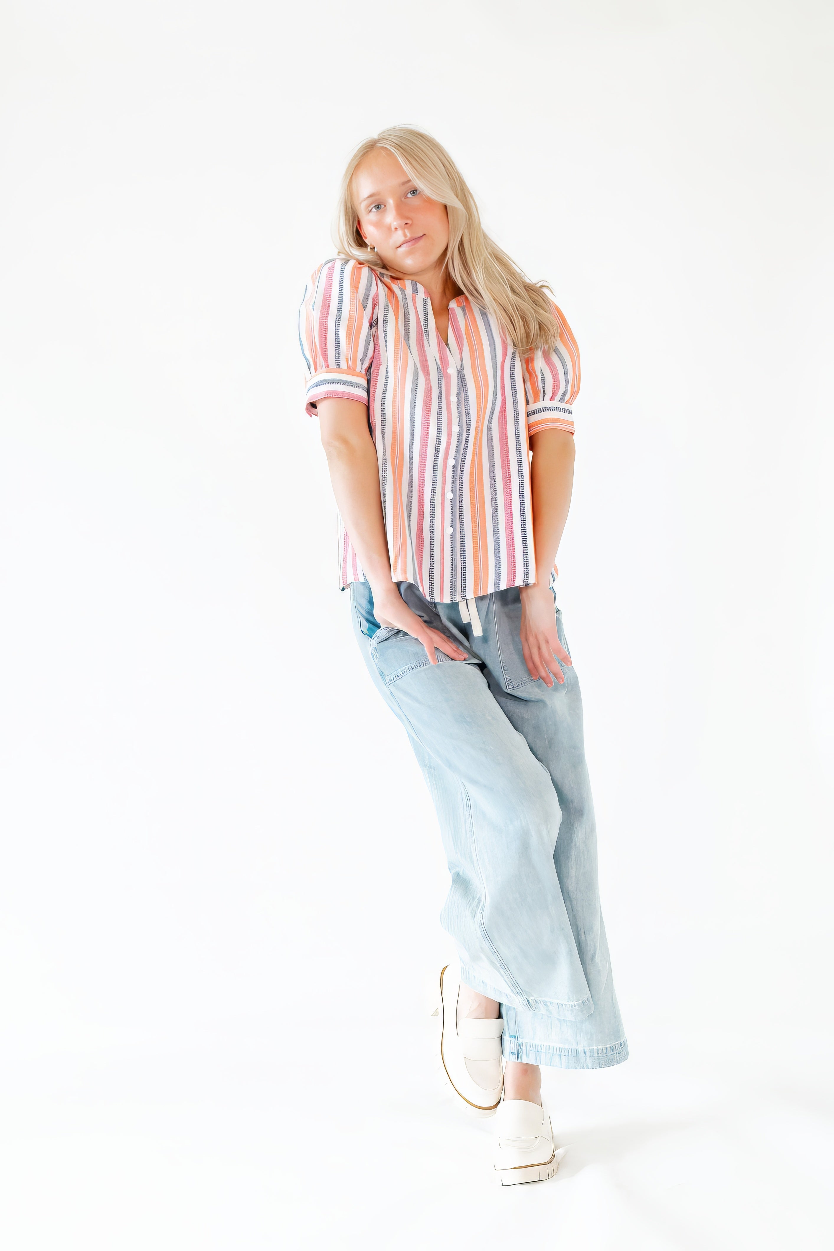 Harrigan Striped Button Up
