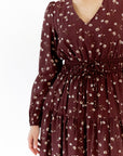 Liza Floral Print Midi Dress
