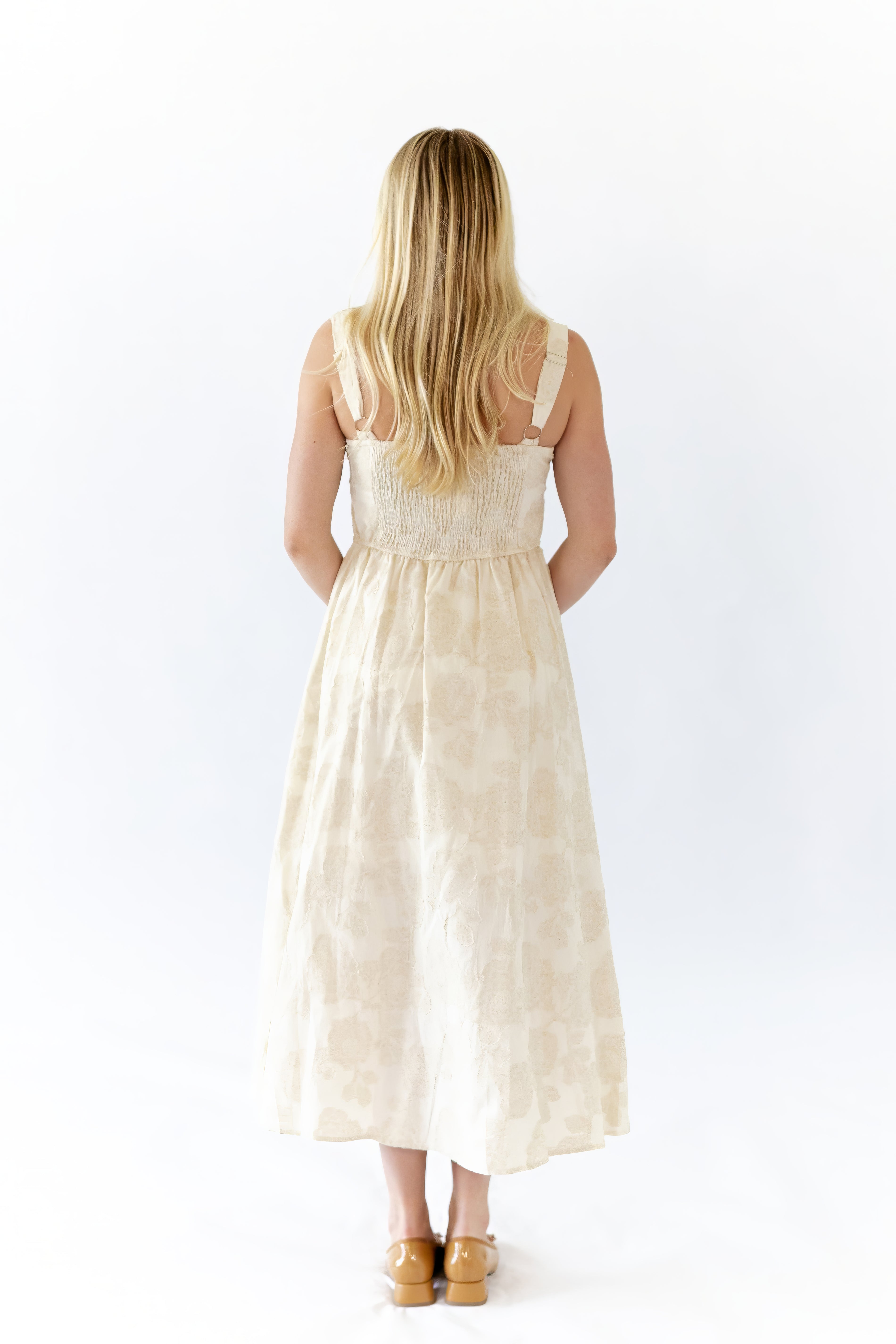 Tayna Jacquard Midi Dress