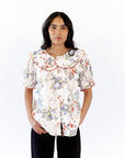 Jada Botanical Print Top