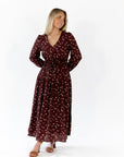 Liza Floral Print Midi Dress