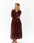 Liza Floral Print Midi Dress
