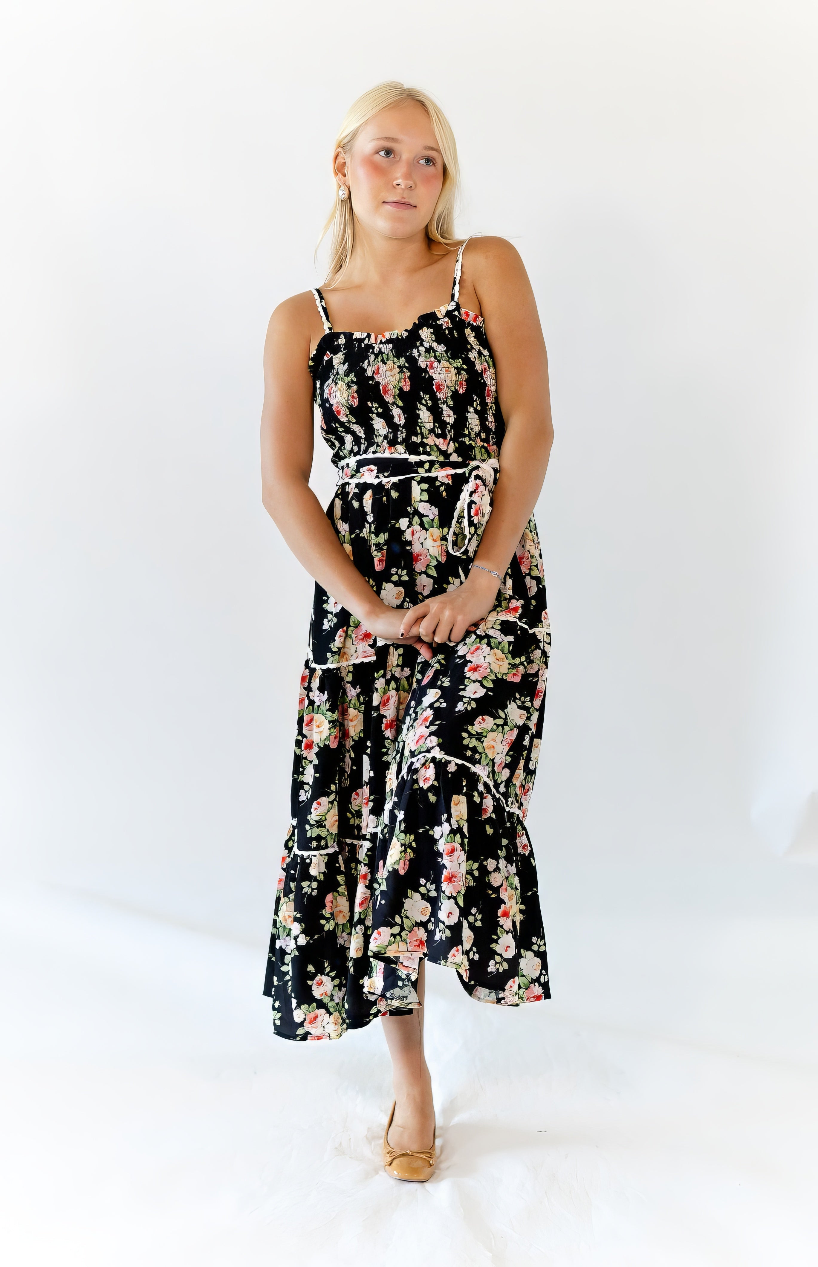 Alessia Floral Midi Dress
