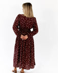 Liza Floral Print Midi Dress