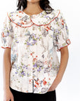 Jada Botanical Print Top