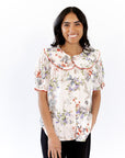 Jada Botanical Print Top