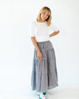 Ilona Knit Half-Sleeve Top · White