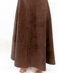 Myra Suede Textured Skirt