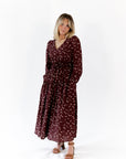 Liza Floral Print Midi Dress