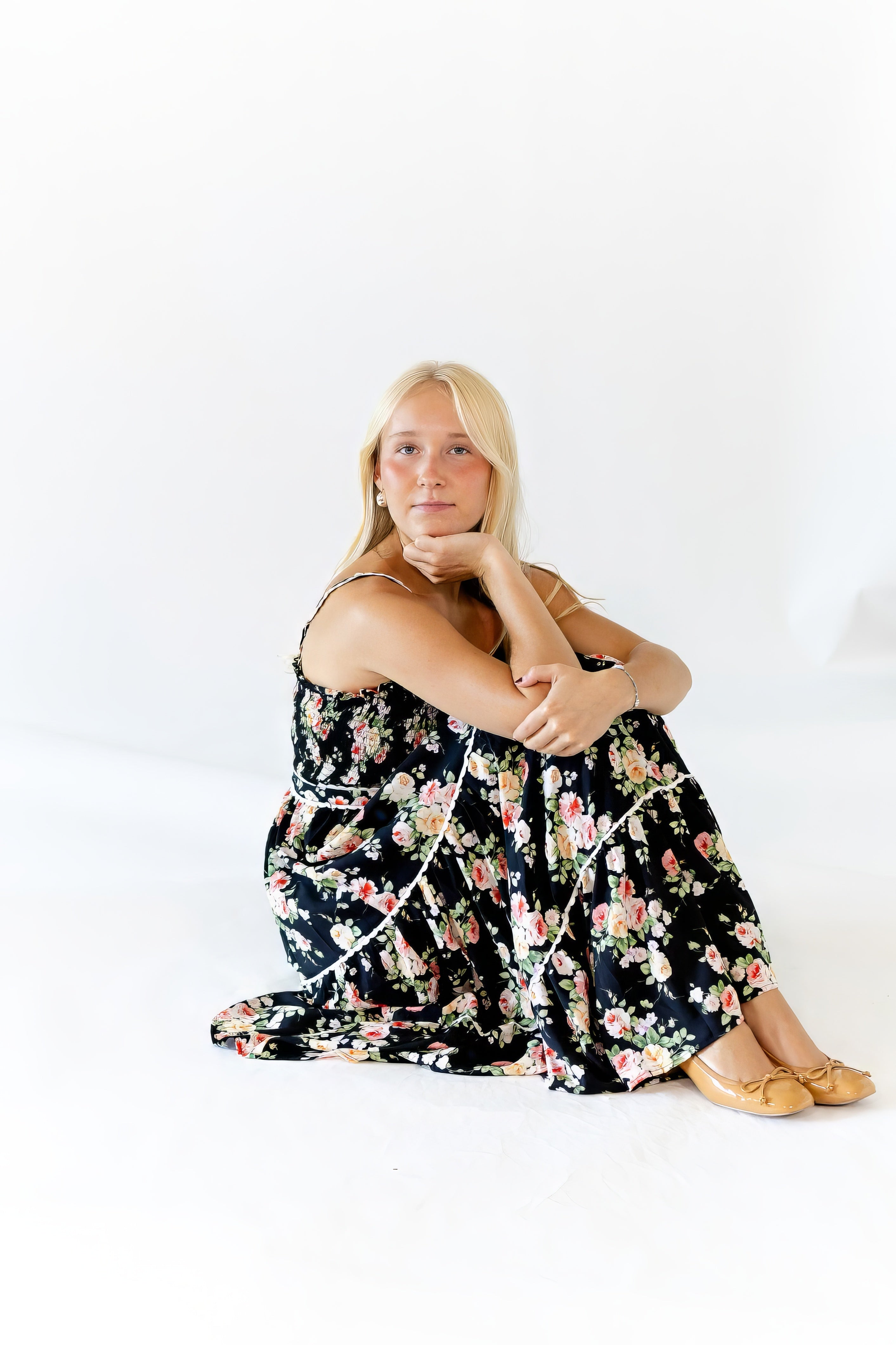 Alessia Floral Midi Dress