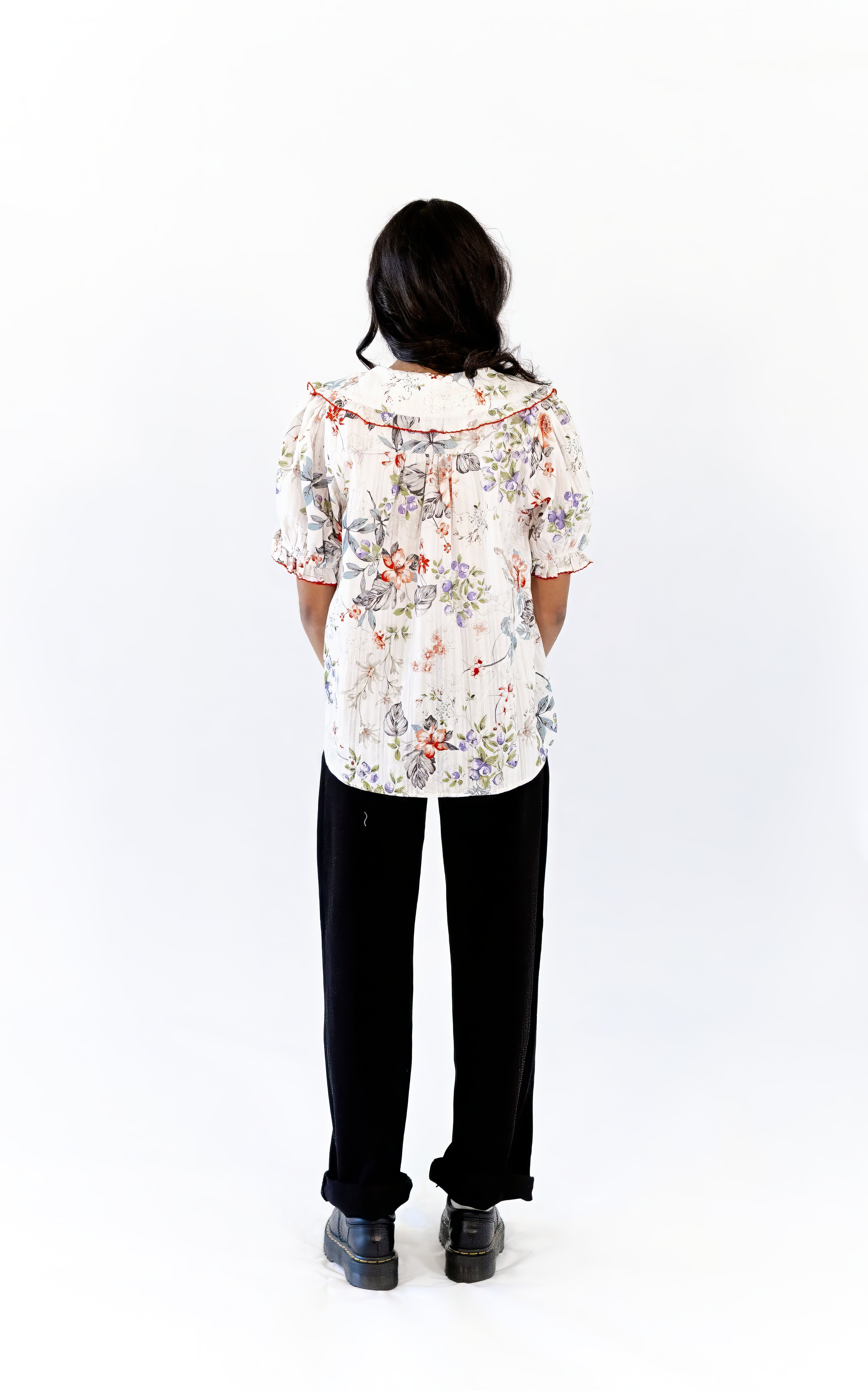 Jada Botanical Print Top