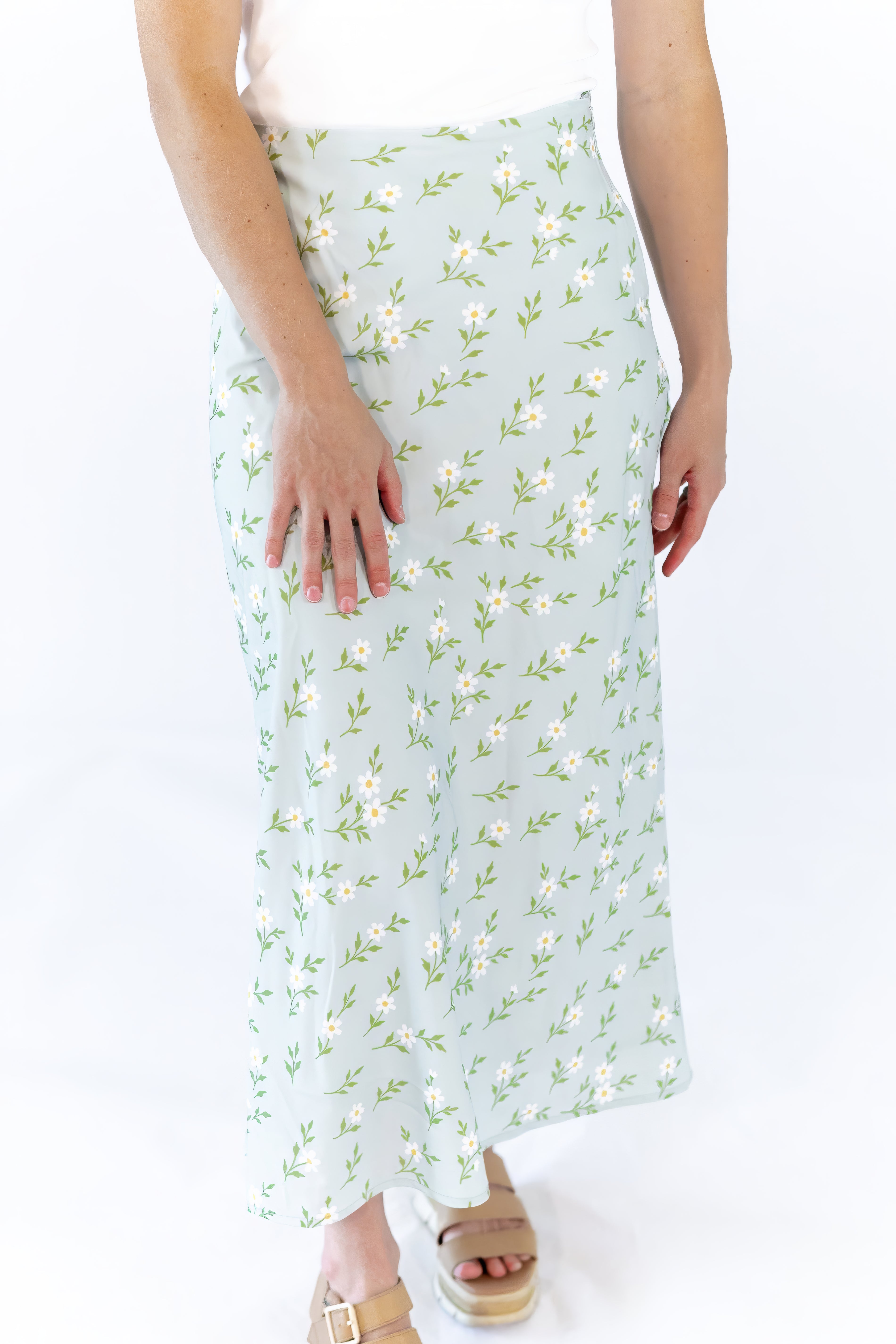 Lily Floral Slip Skirt