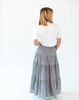 Ilona Knit Half-Sleeve Top · White