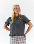 Presley Ruffle Hem Top