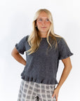 Presley Ruffle Hem Top