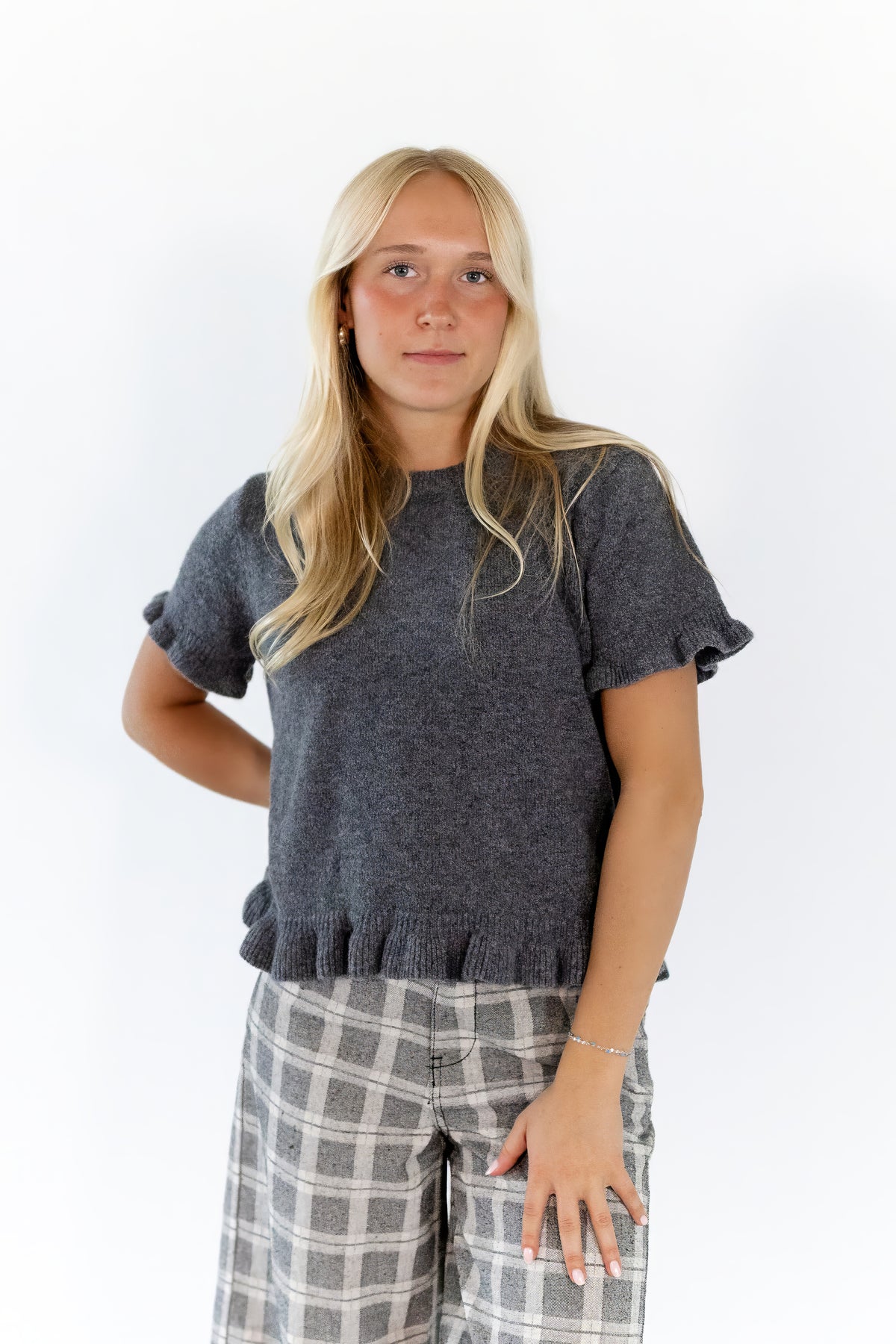 Presley Ruffle Hem Top