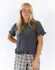 Presley Ruffle Hem Top
