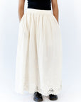 Serene Cotton Embroidered Skirt