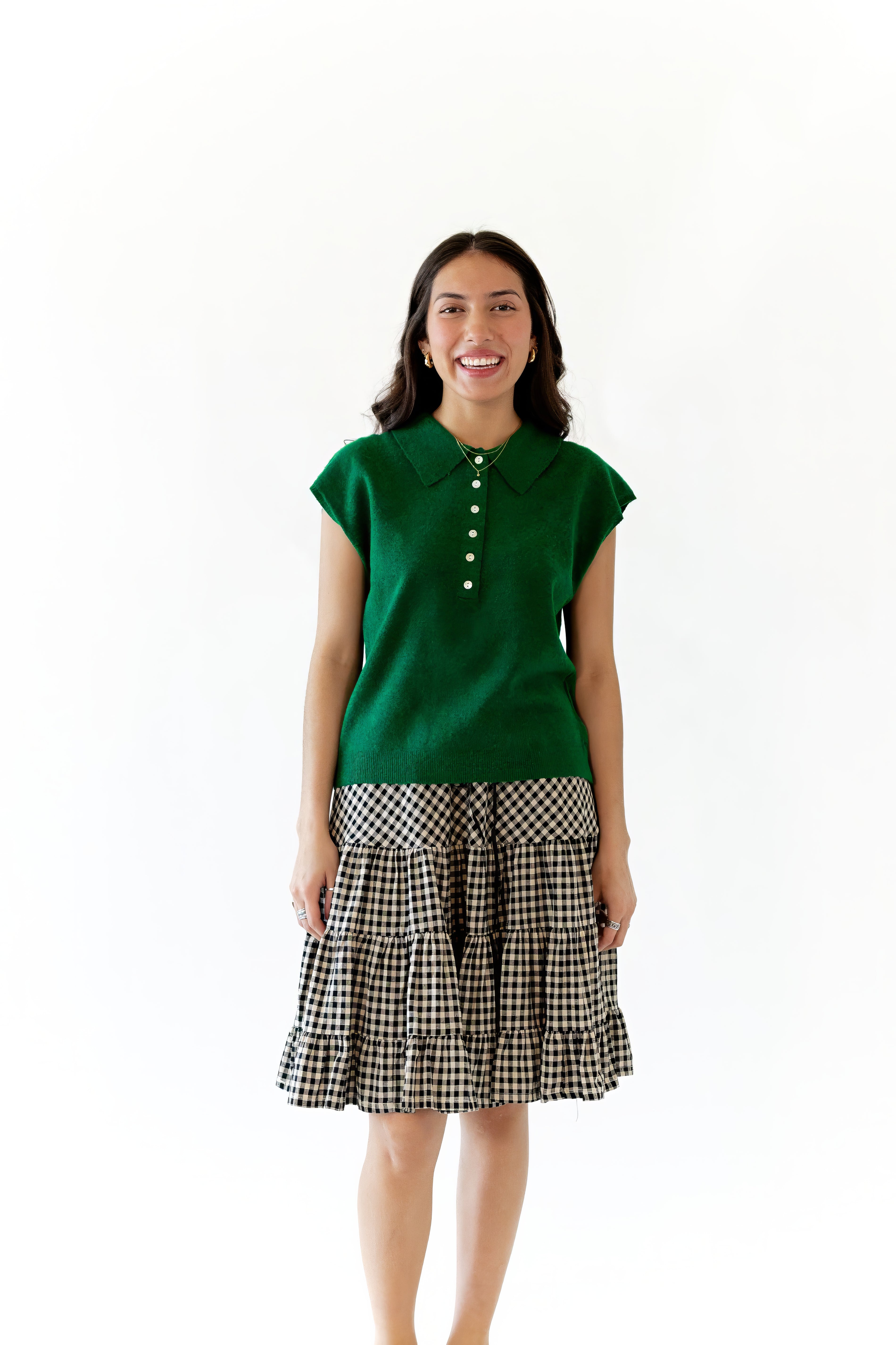 Nappa Button Up Knit