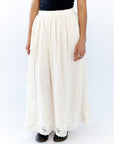 Serene Cotton Embroidered Skirt