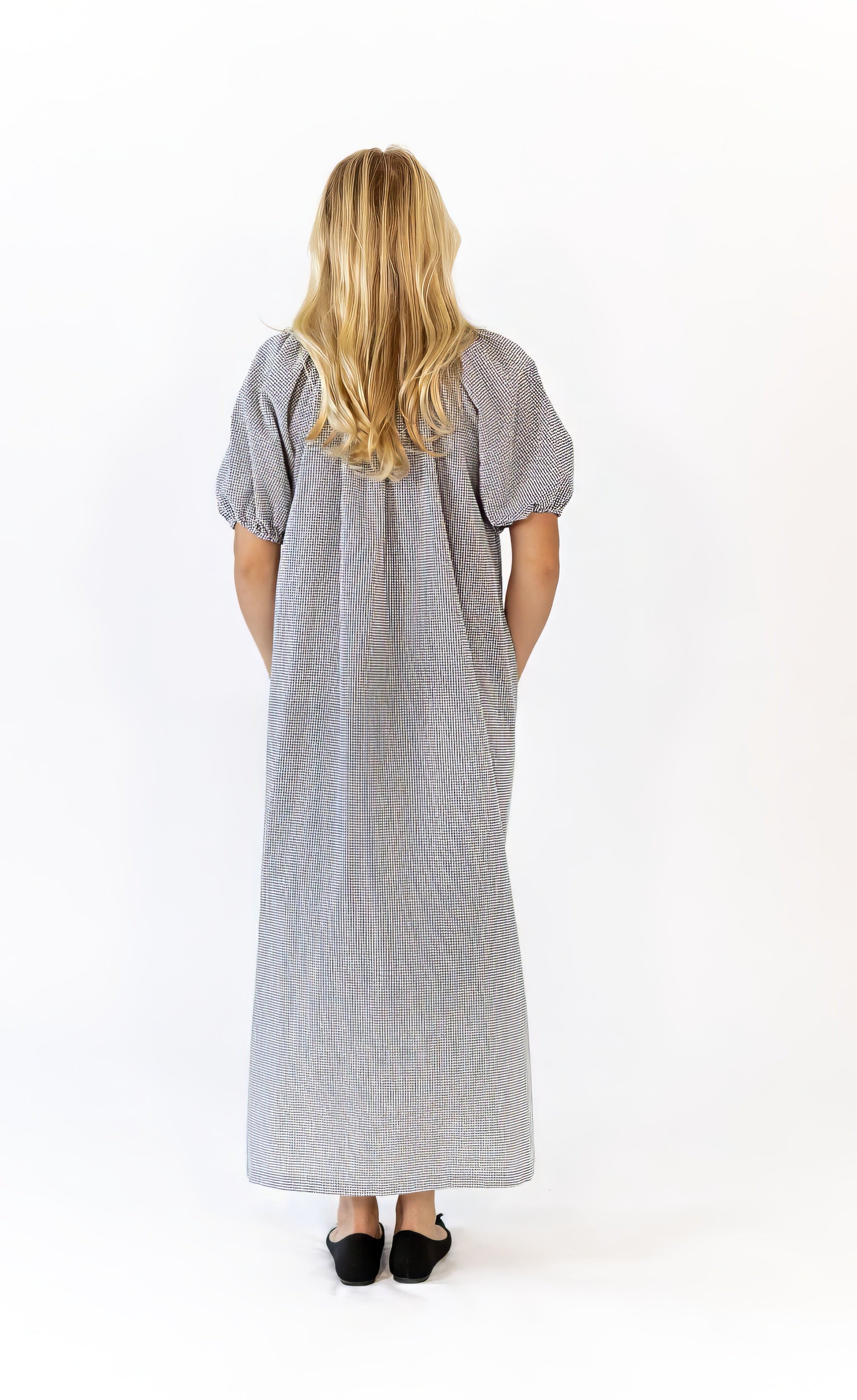 Medina Gingham Check Dress