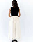 Serene Cotton Embroidered Skirt