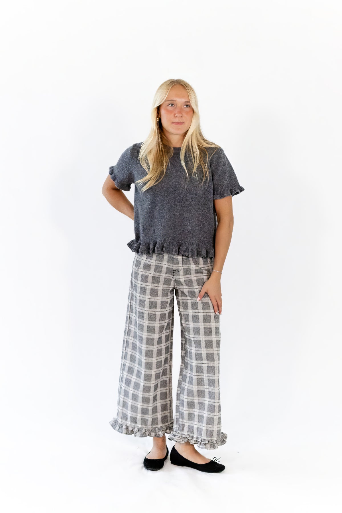 Presley Ruffle Hem Top