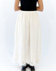 Serene Cotton Embroidered Skirt