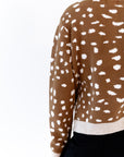 Elara Fawn Print Cardigan