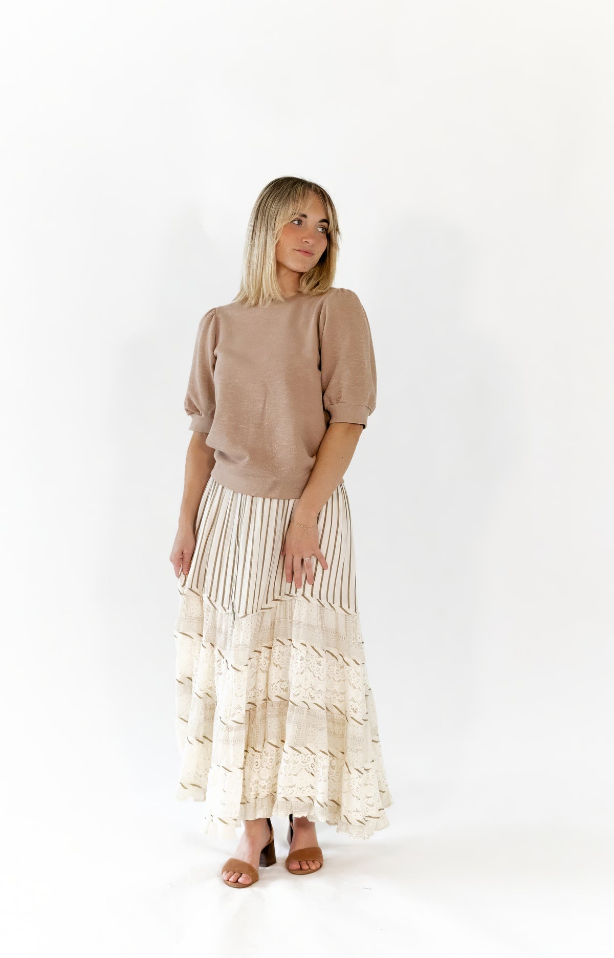 Stella Striped Skirt