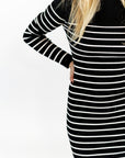 River Striped Knit Dress