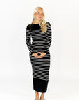 River Striped Knit Dress