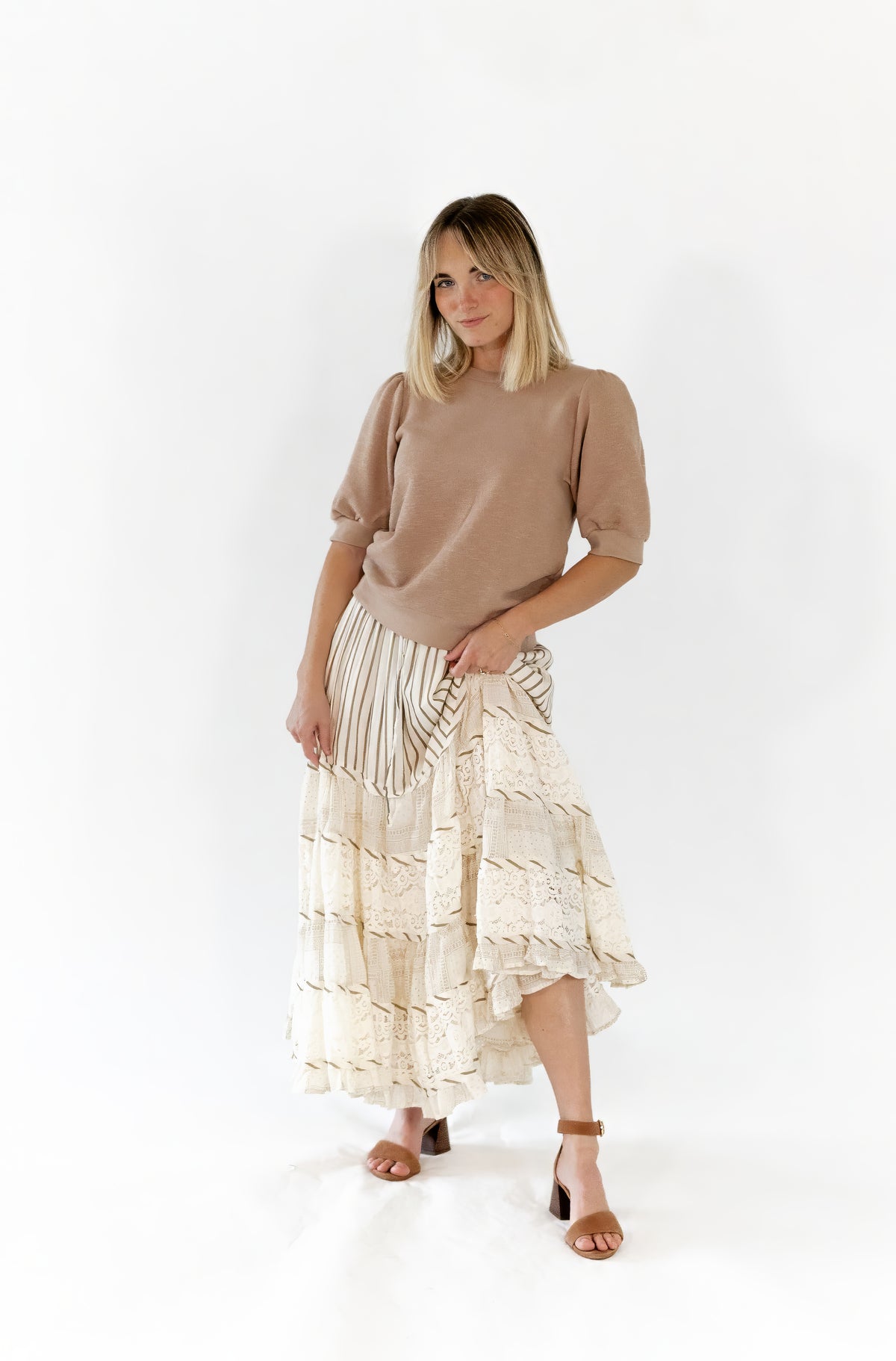 Stella Striped Skirt