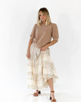 Stella Striped Skirt