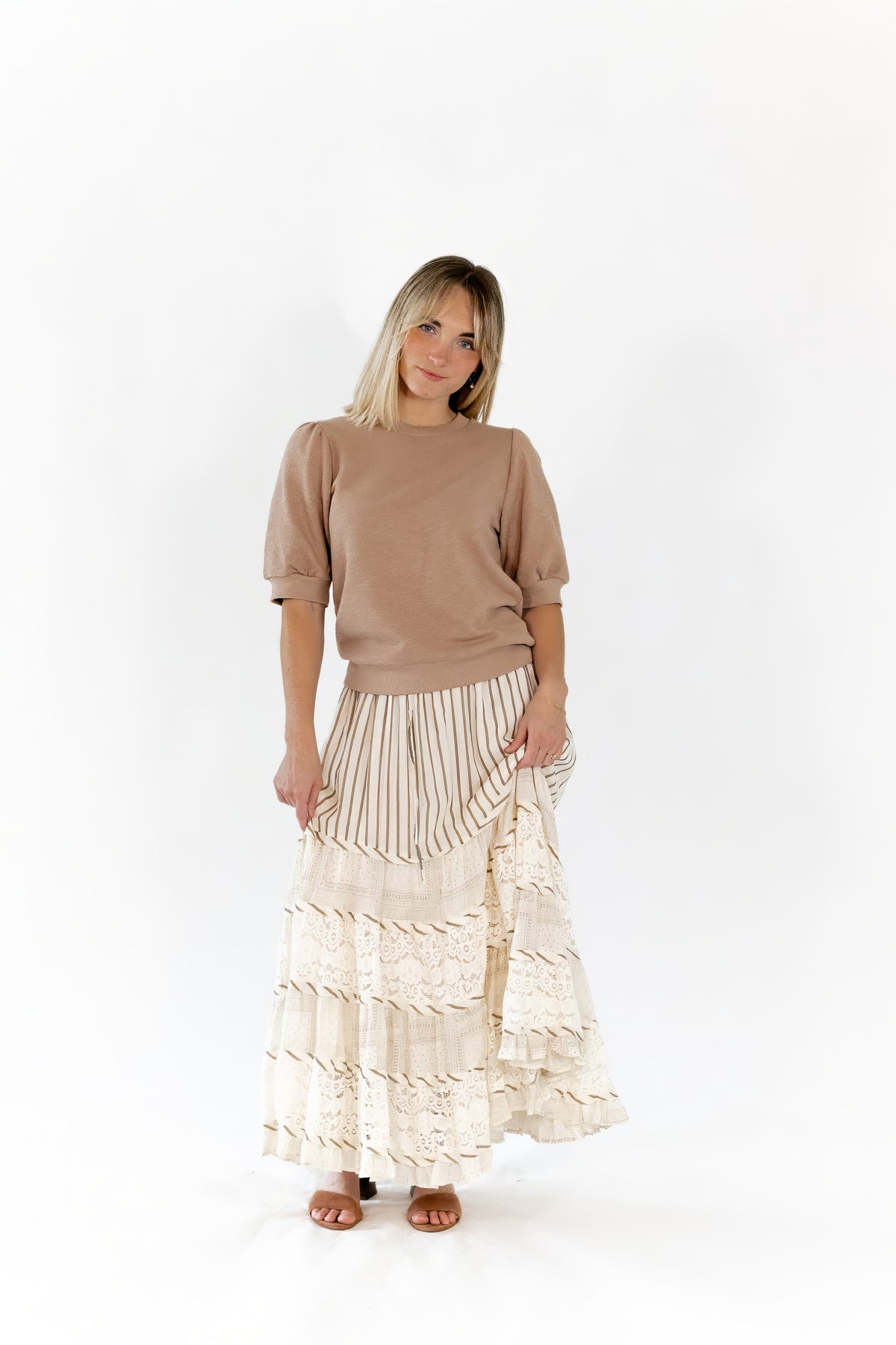 Stella Striped Skirt