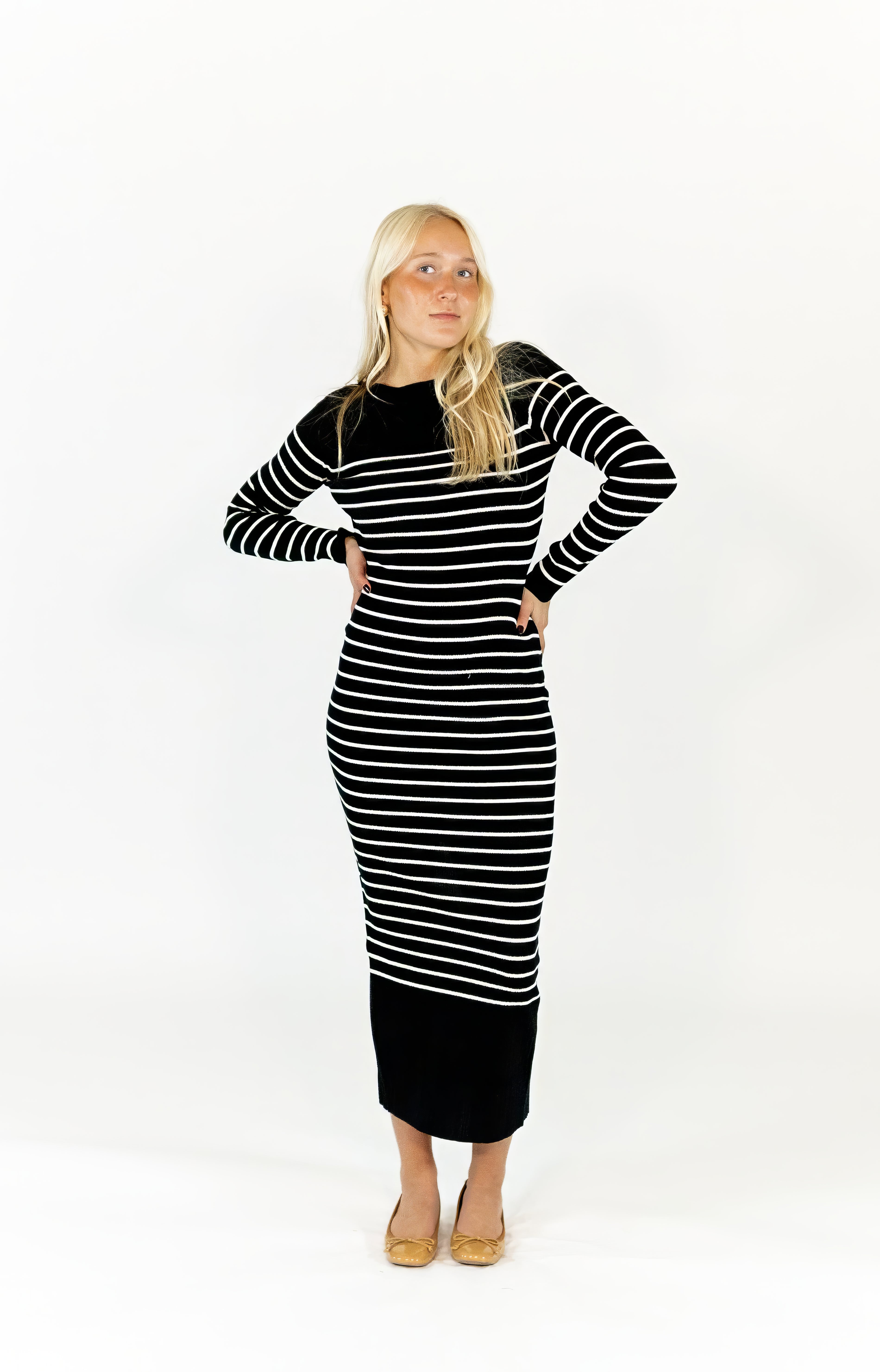 River Striped Knit Dress