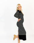 River Striped Knit Dress