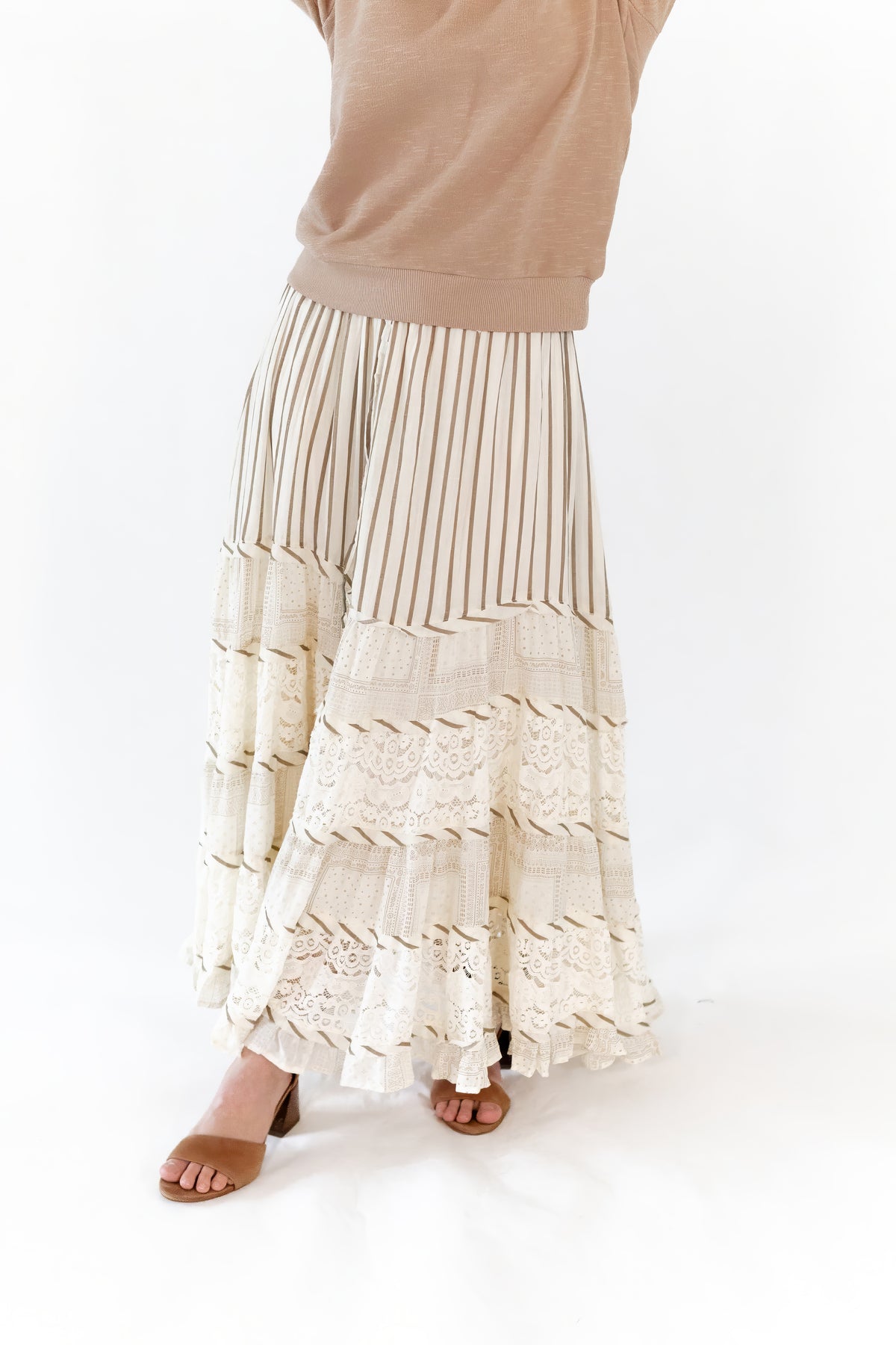 Stella Striped Skirt