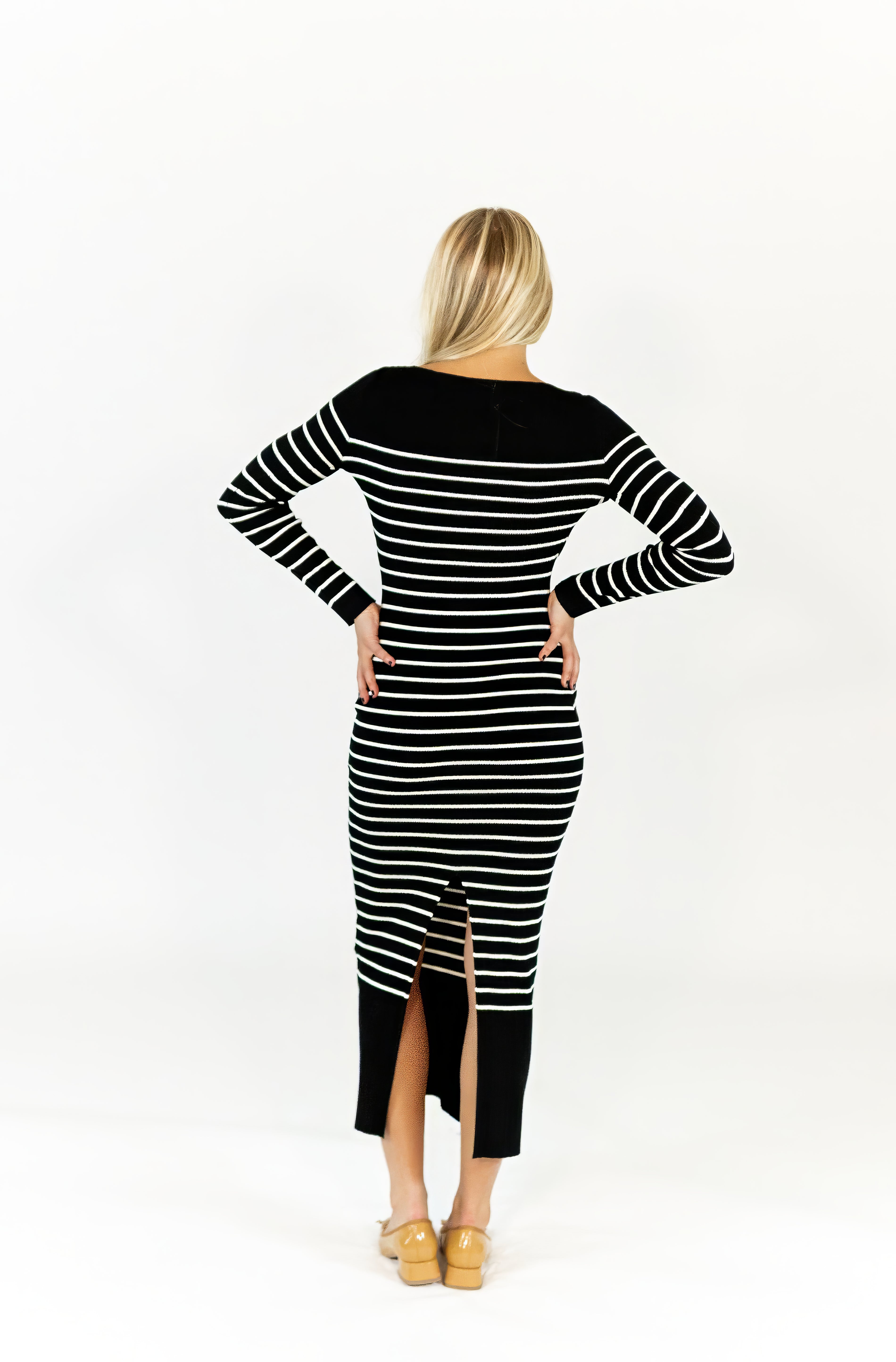 River Striped Knit Dress