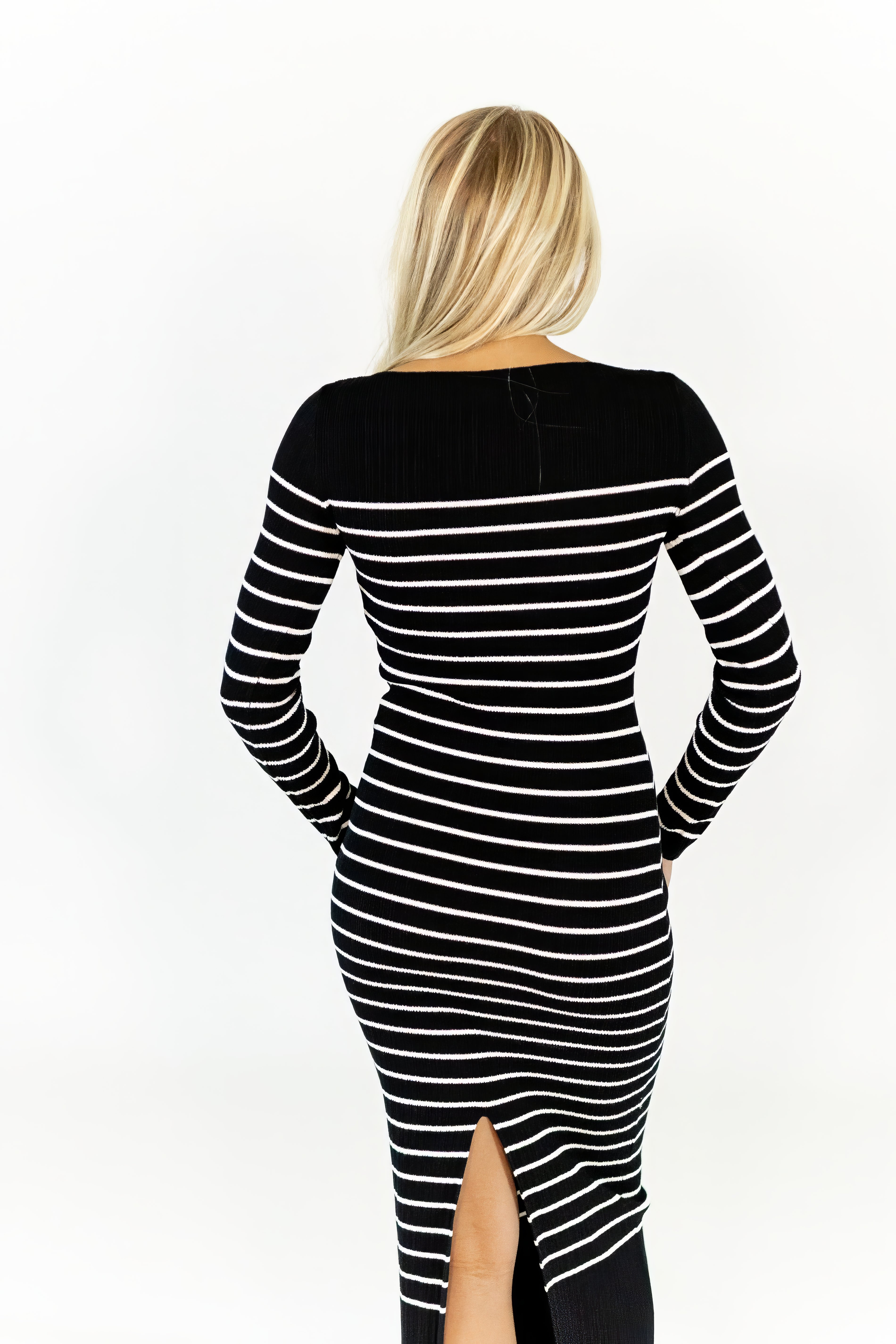 River Striped Knit Dress
