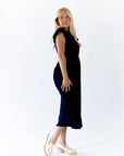 Christie Textured Midi Dress