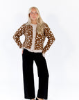 Elara Fawn Print Cardigan