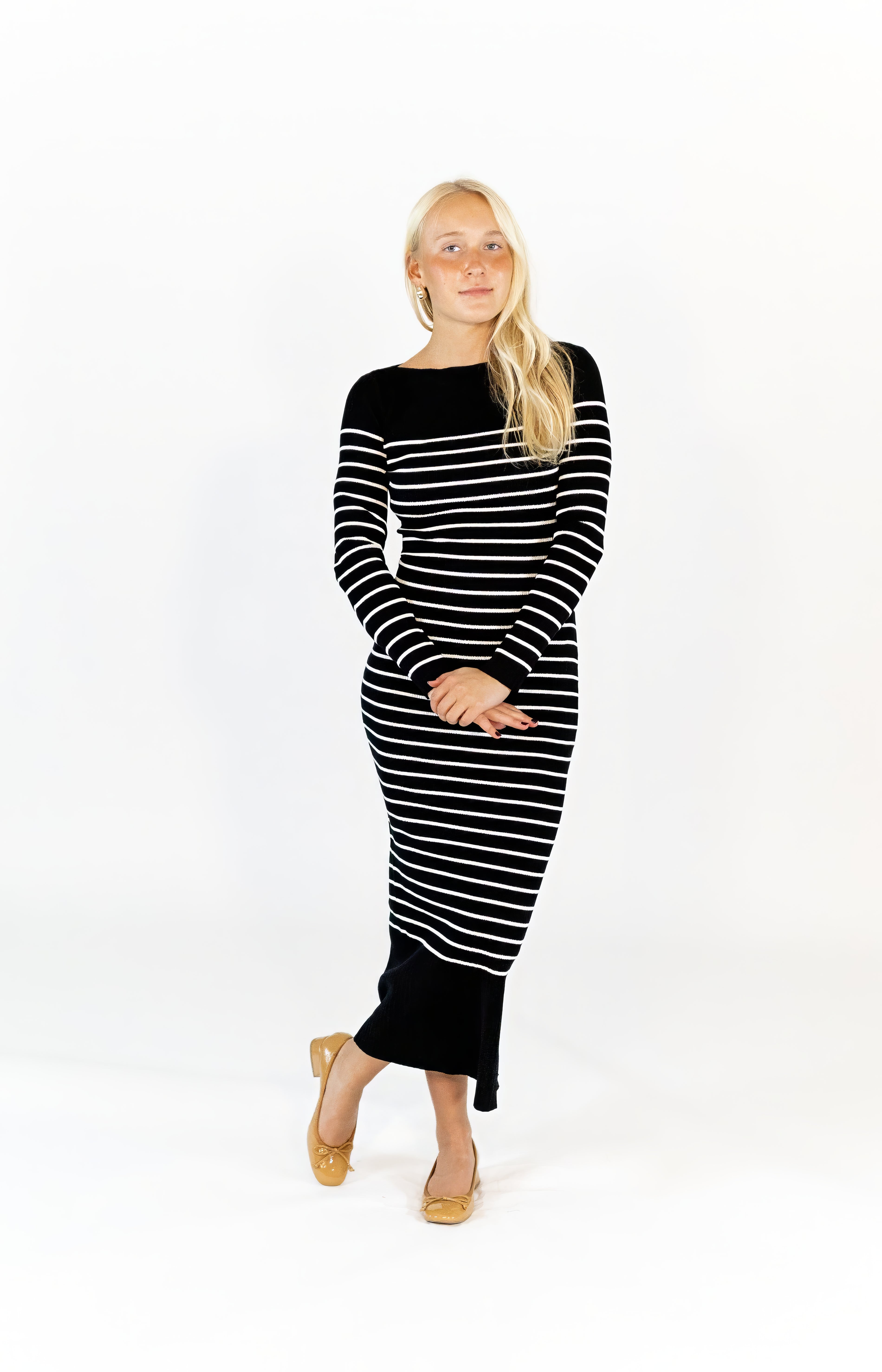 River Striped Knit Dress