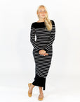 River Striped Knit Dress
