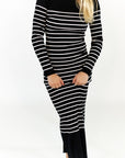 River Striped Knit Dress