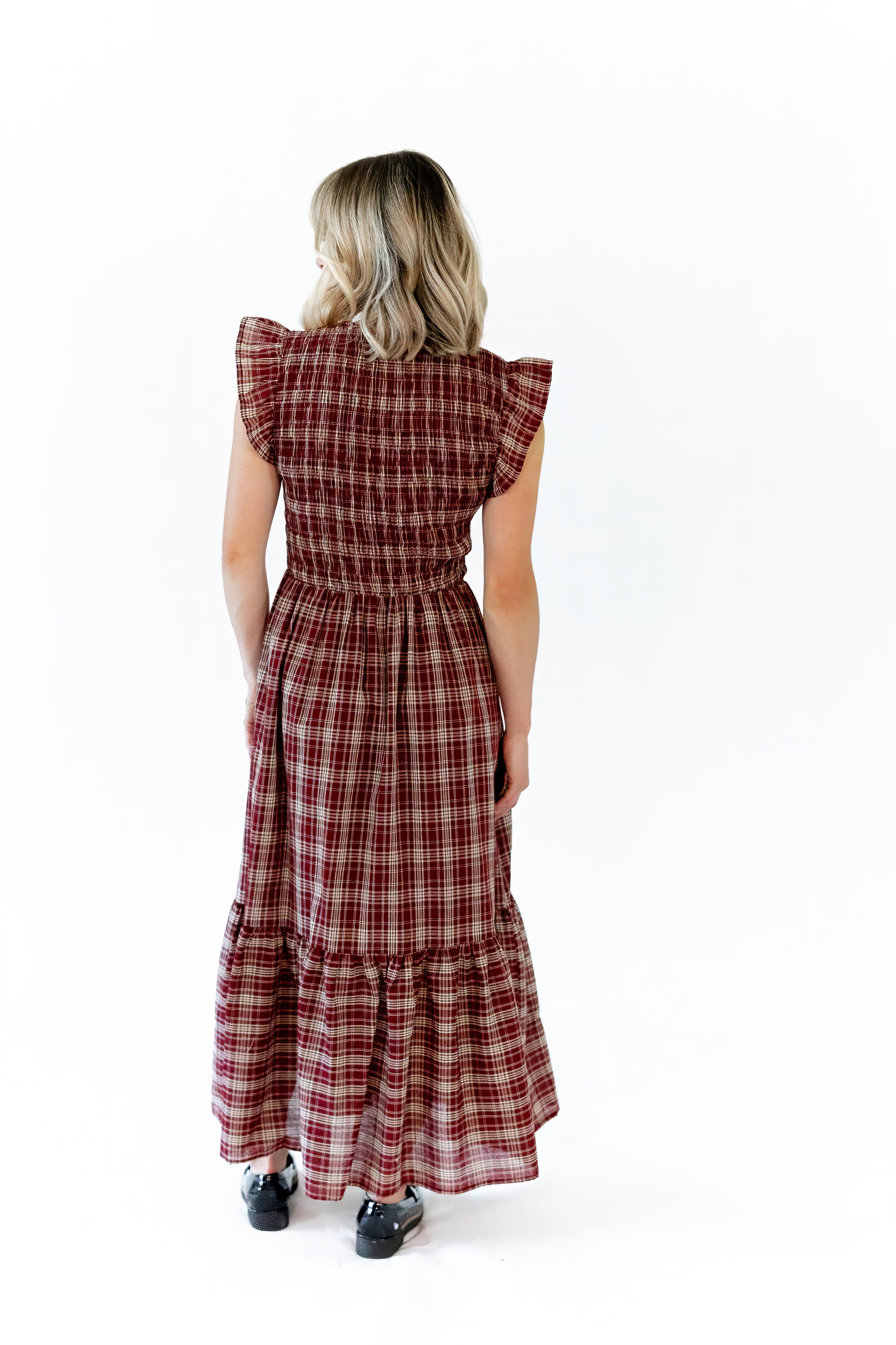 Nyla Button Detail Dress