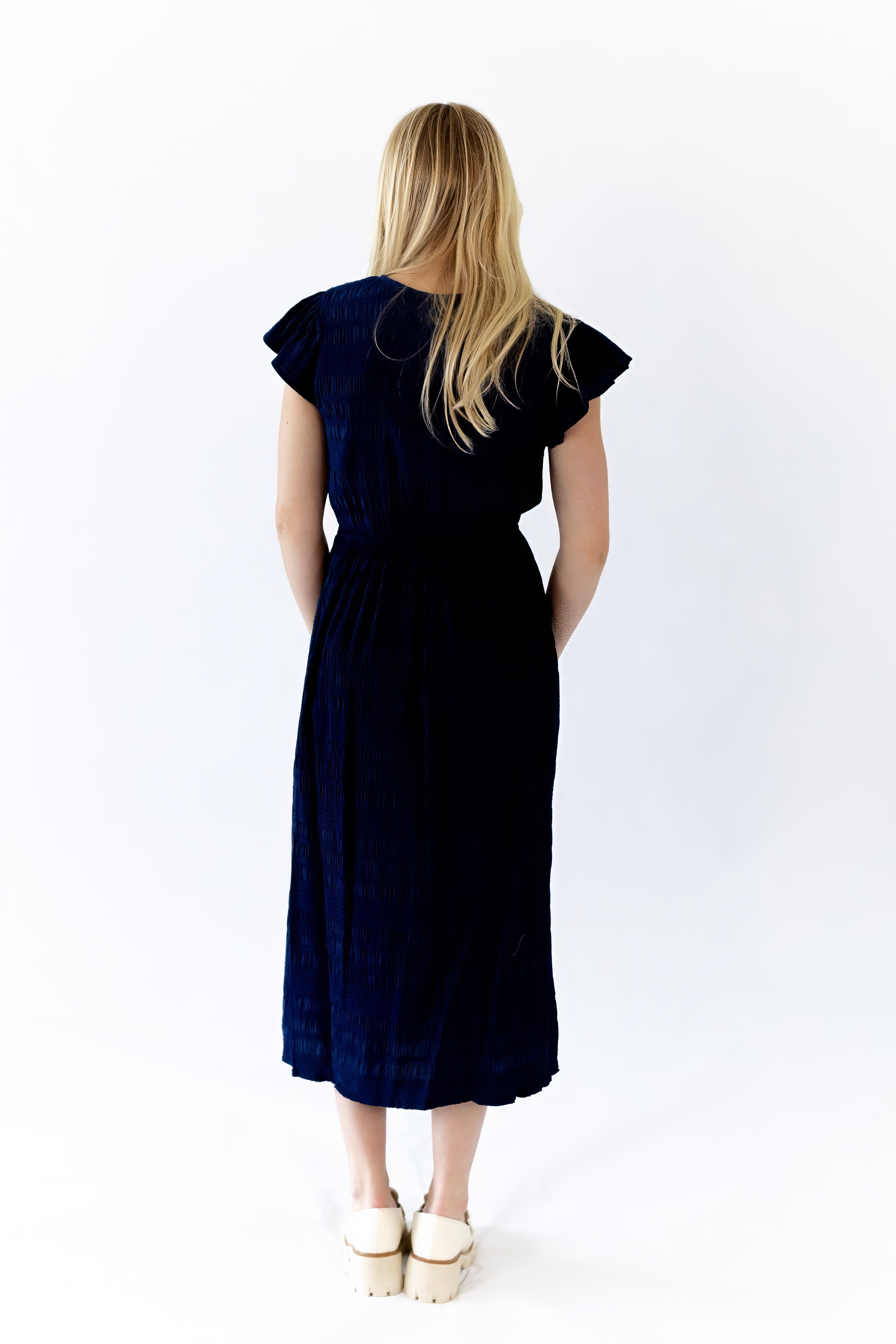 Christie Textured Midi Dress