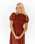 Joey Plaid Smocked Dress