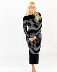 River Striped Knit Dress